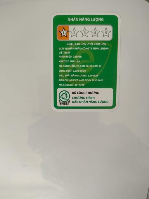 Máy lạnh casper 1 ngựa mono - Ảnh 4