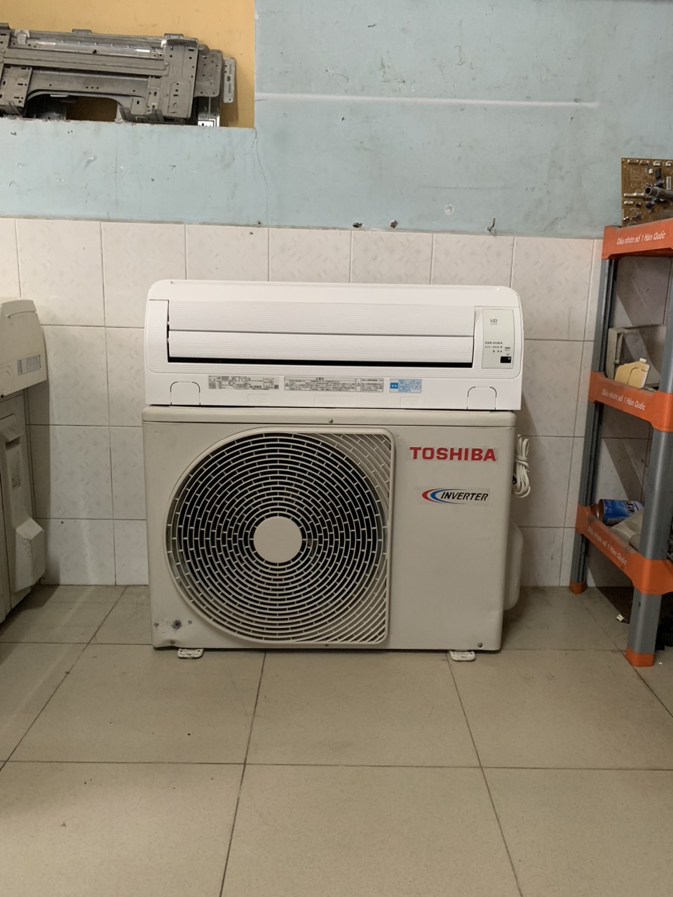 Máy lạnh toshiba nội địa nhật 1.5 ngựa tự vệ sinh lưới - Ảnh 4