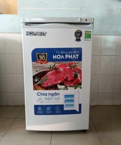 Tủ đông đứng hòa phát 100 lít mới 99%
