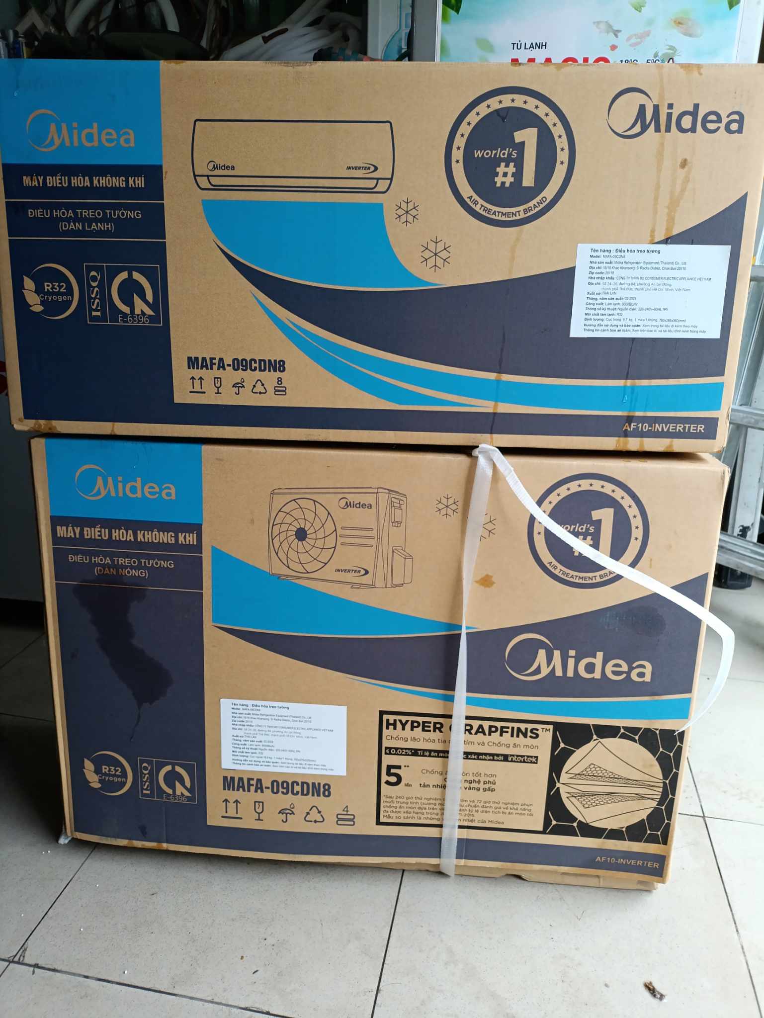 Máy lạnh Midea inverter 1 ngựa new 99% - Ảnh 3