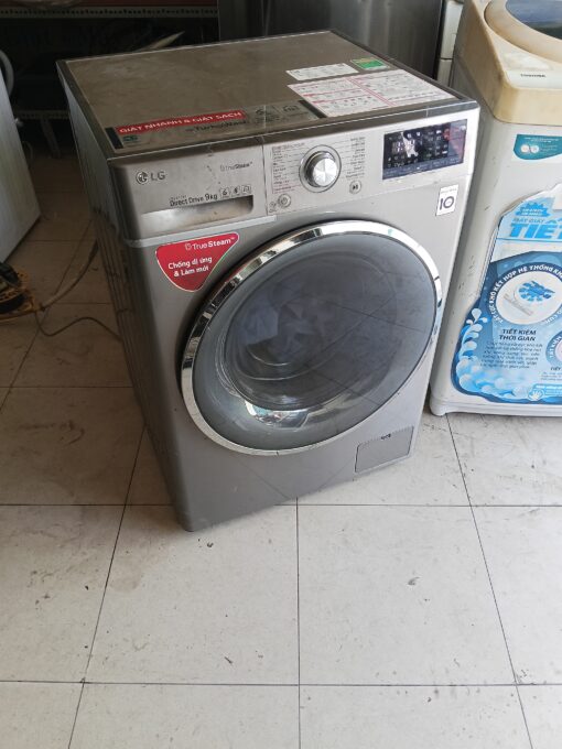 Máy giặt LG inverter 9kg cửa trước - Ảnh 4