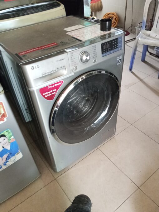 Máy giặt LG inverter 9kg cửa trước - Ảnh 3