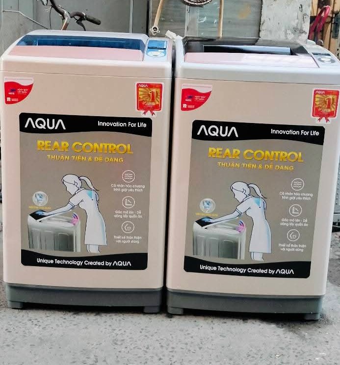 372 - Máy giặt Aqua Sanyo 8kg mới đẹp - Ảnh 4