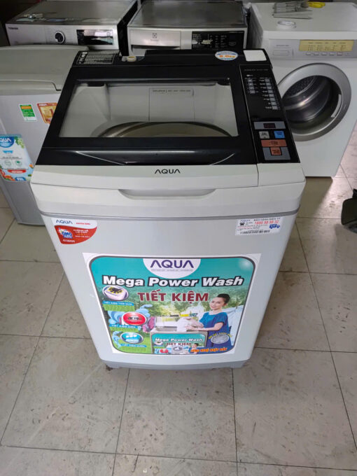 369 - Máy giặt Aqua 8kg chạy êm - Ảnh 4
