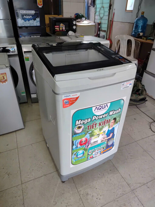369 - Máy giặt Aqua 8kg chạy êm - Ảnh 3