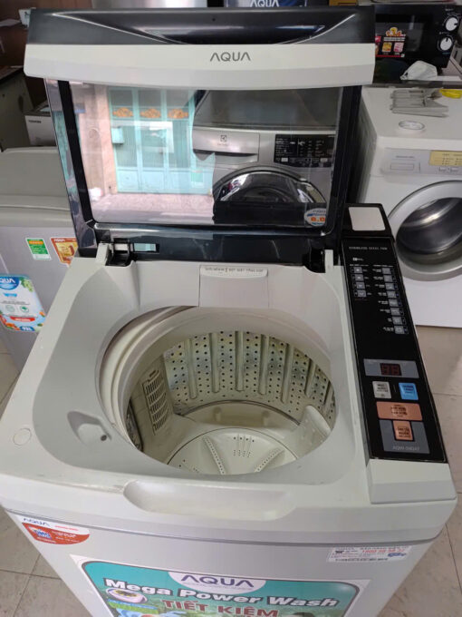 369 - Máy giặt Aqua 8kg chạy êm - Ảnh 2