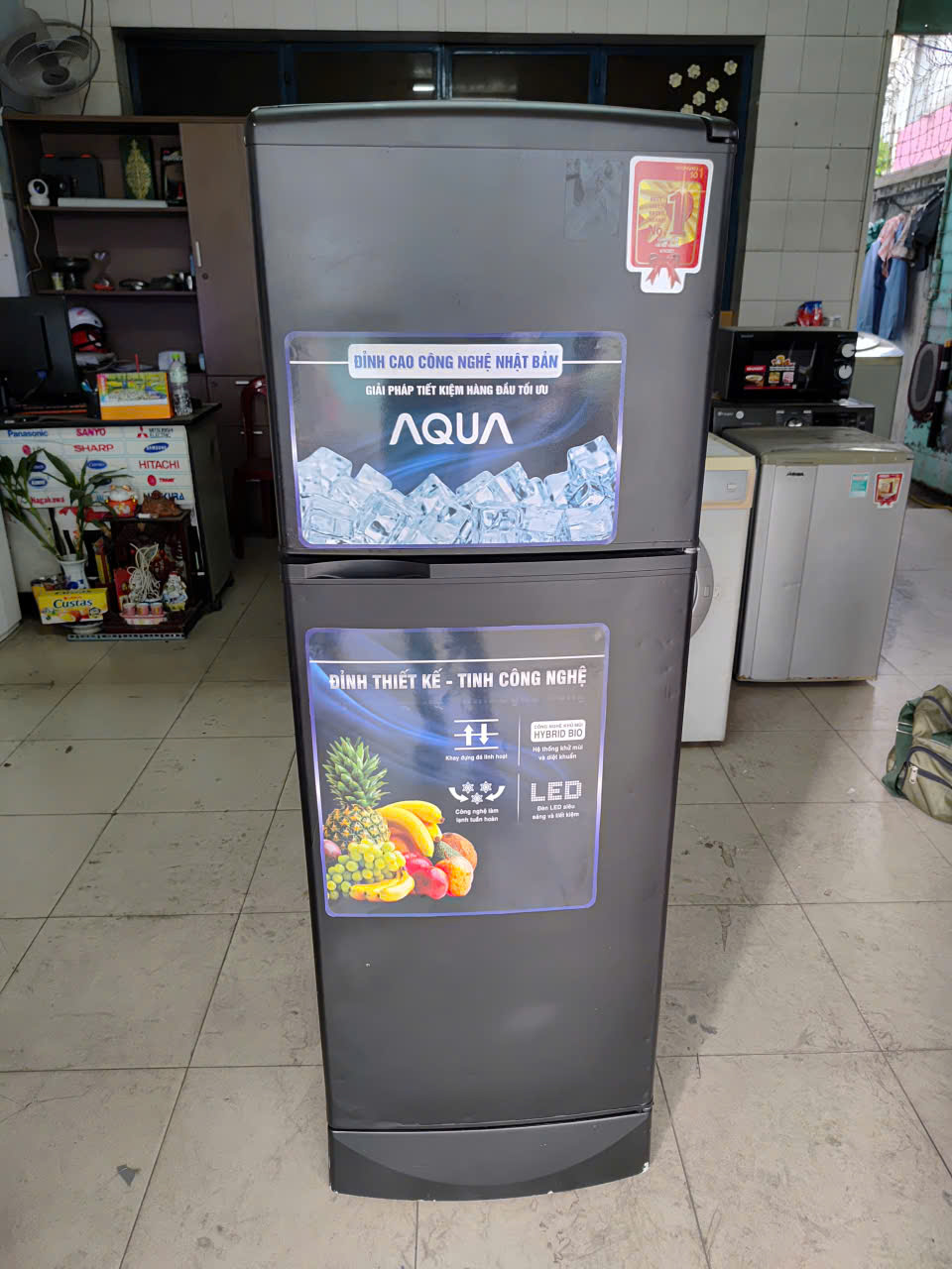 377 - Tủ lạnh sanyo 150 lít không đóng tuyết - Ảnh 3
