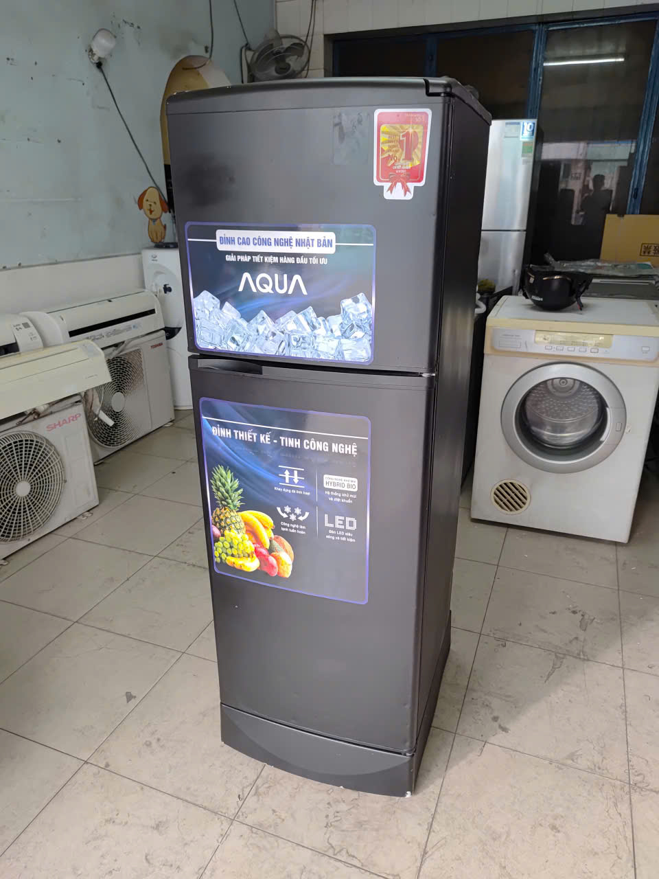 377 - Tủ lạnh sanyo 150 lít không đóng tuyết