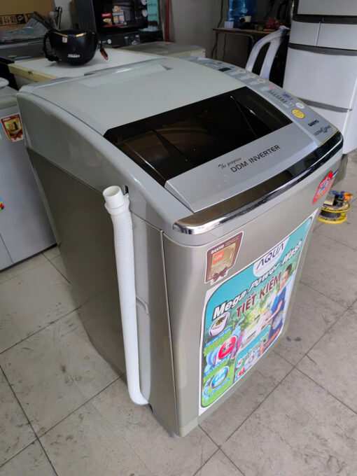 371 - Máy giặt Sanyo inverter 9kg zin còn mới - Ảnh 3